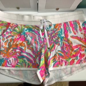 Lilly Pulitzer Scuba to Cuba Chrissy Shorts XL